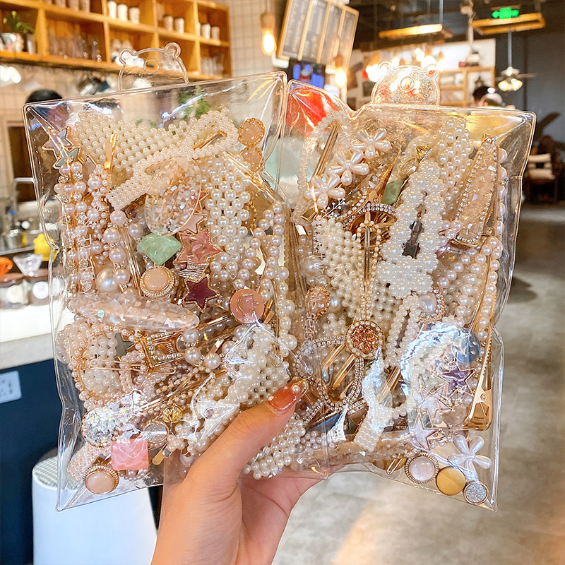 French-Style Pearl Hairpin for Women, High-End Side Bangs Clip, Simple Accessory, Duckbill Clip Hairpin, Hair Accessory