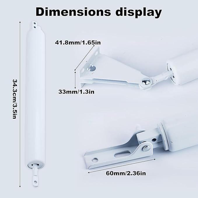 Window Closing Security Seal Adjustable Closing Buffer Speed Closer Screen Door Closing Pneumatic Door Holder