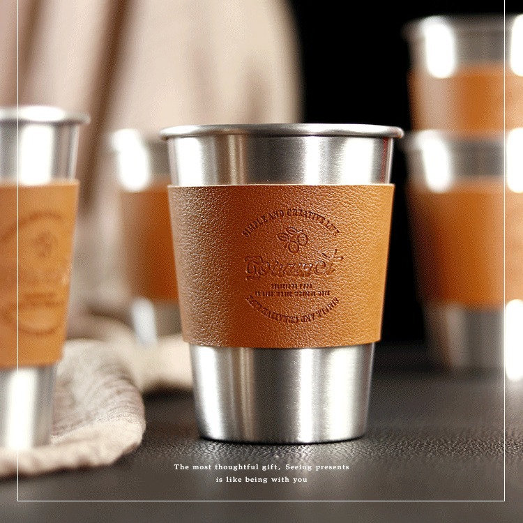 Industrial Style Stainless Steel Cup Household Water Cup Creative Personality Trend Nordic ins Simple Beer Cup Coffee Cup