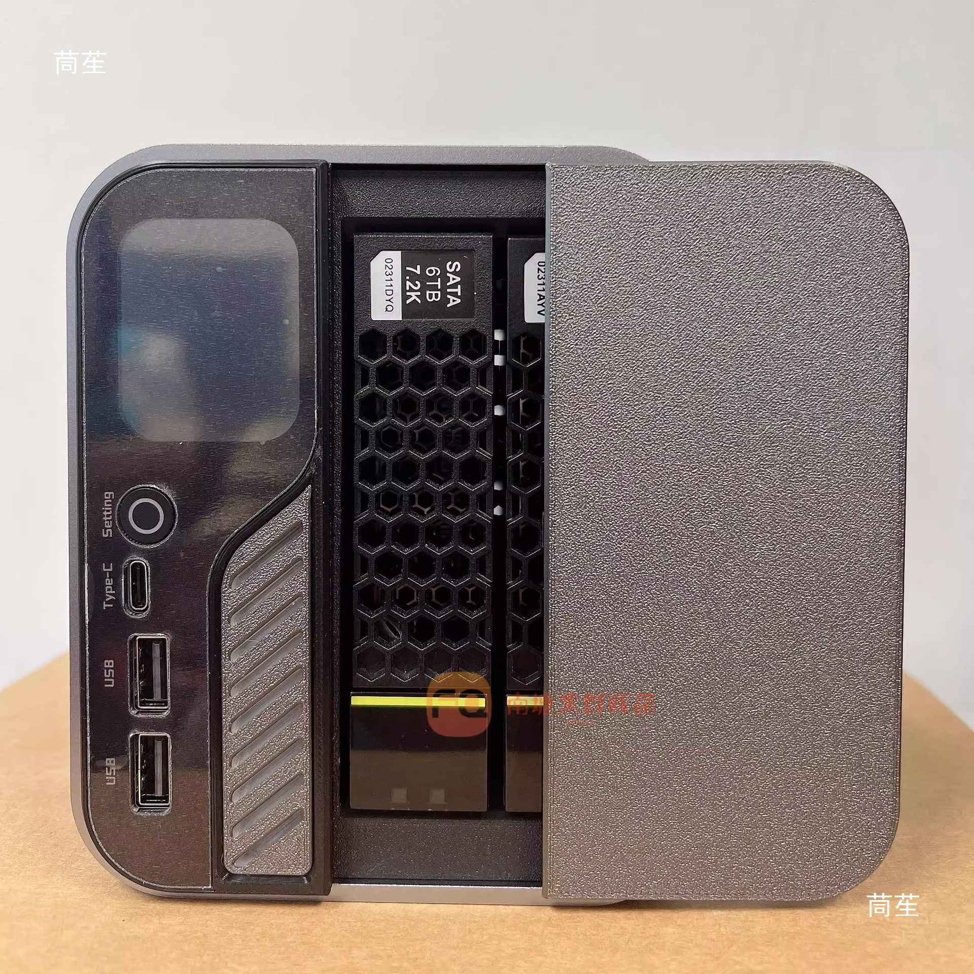 Nas Aluminum Alloy Chassis Supports 2 Disks 3.5inch Feiniu Synology M.2 Mini Chassis