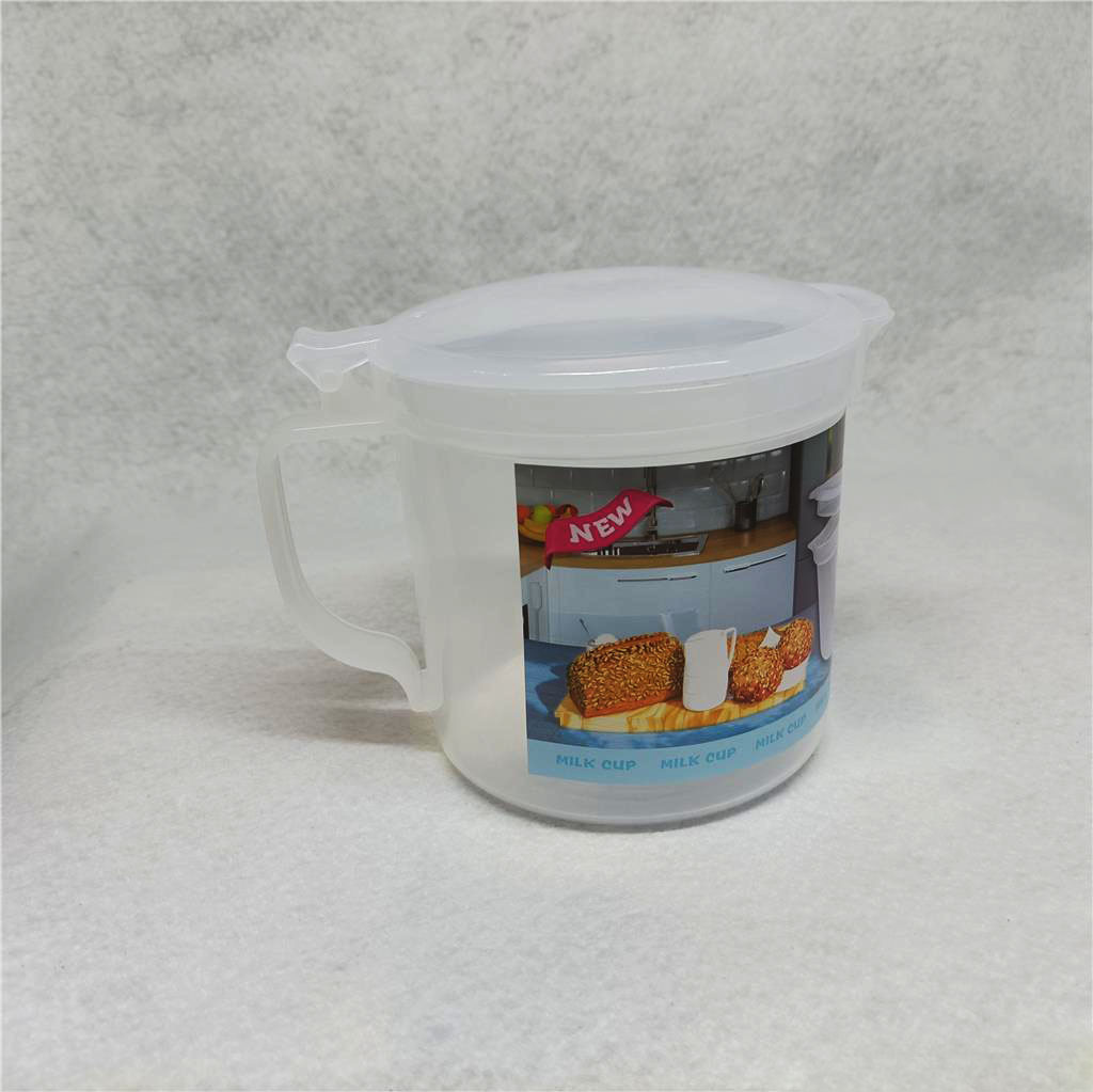 Milk Cup with lid with scale 600ml Milk Cup microwave heating water Cup wholesale RS-201680