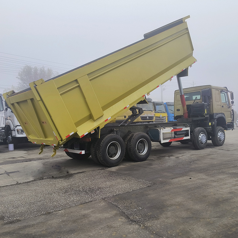 Export Howo 8×4 Drive Second-Hand Engineering Dump Truck 371375 Horsepower Sand and Gravel Special Vehicle