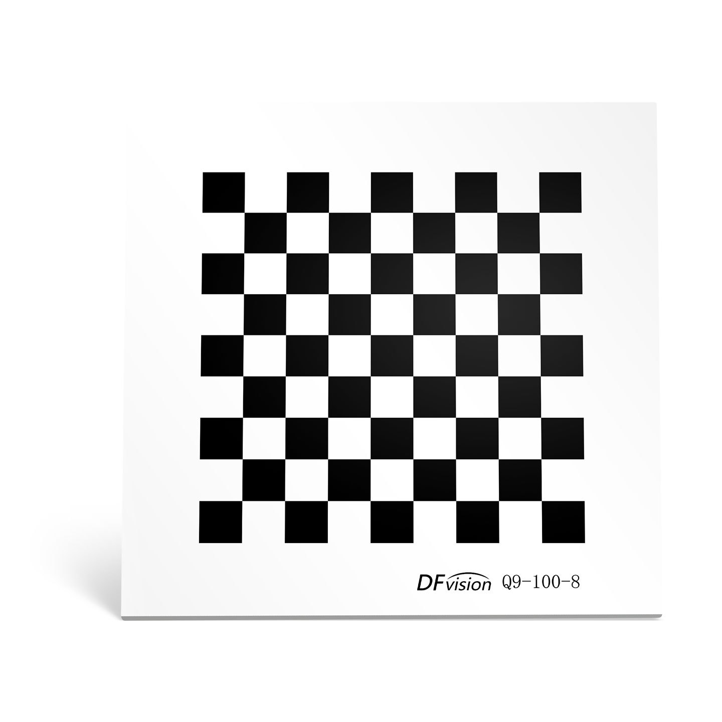 High precision machine vision calibration board 9x 9 black and white grid camera calibration board chessboard grid calibration board Dafan optics
