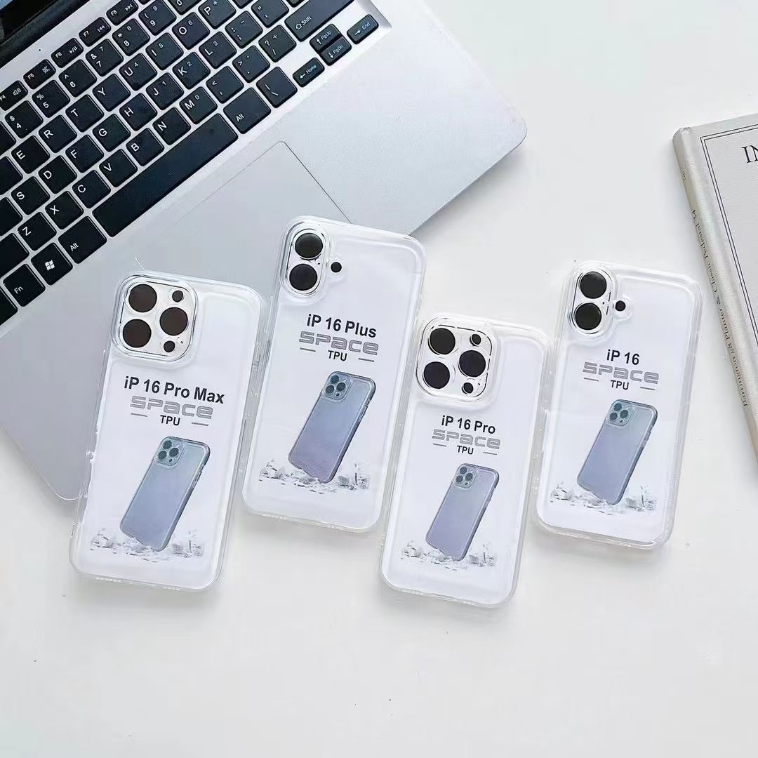 Для iPhone15/14 Новый Apple 13ProMax Прозрачный 12/11 Утолщенный Чехол 16