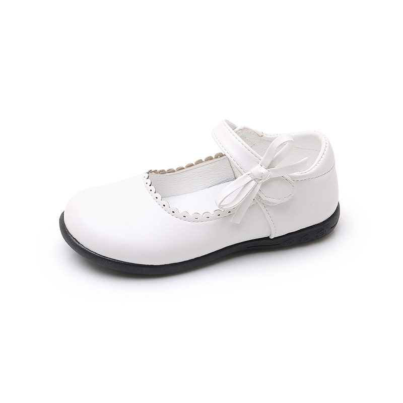 School Designated Children's Leather Shoes Princess Shoes Black White Girls Girls Student School Performance Etiquette Shoes Wholesale