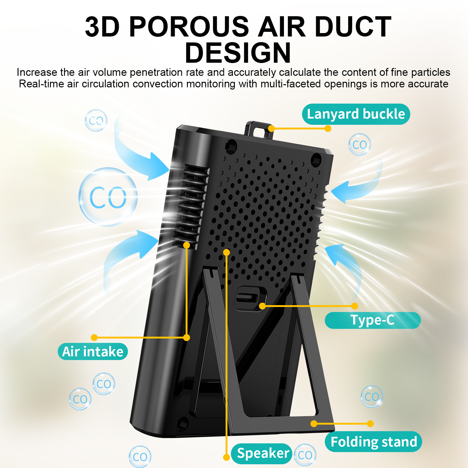 Cross-Border Outdoor Carbon Monoxide Detector Amazon Industrial Plug-In Toxic Gas Alarm Air Detector