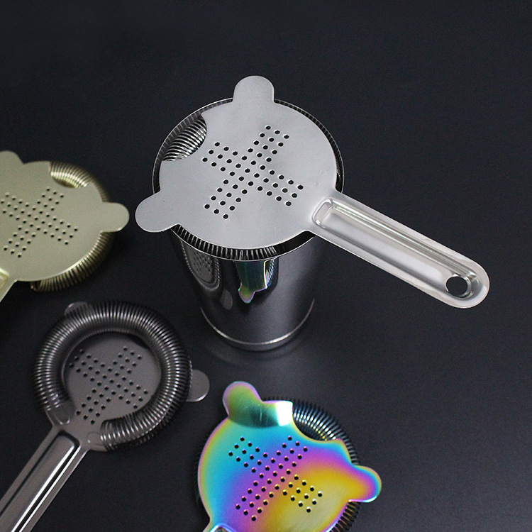 Cross 304 Stainless Steel Ice Filter Ice Breaker Cocktail Shaker Coffee Milk Tea Ice Bar Tool