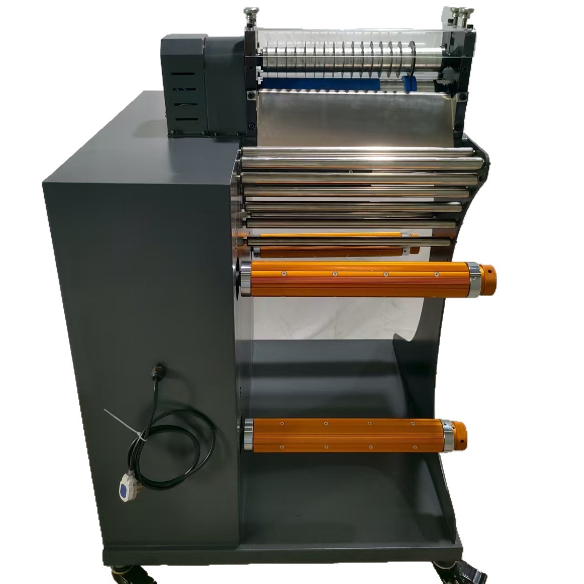 Factory Direct Supply Fabric Slitting Machine Leather Slitting Machine Non-Woven Roll Cutting Machine Semi-Automatic Roll Cloth Slitting Machine