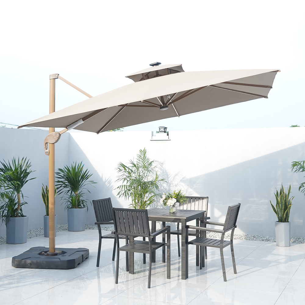 Outdoor Parasol Courtyard Umbrella Commercial Large Stall Sun Umbrella Garden Terrace Villa Outdoor Open-air Roman Umbrella