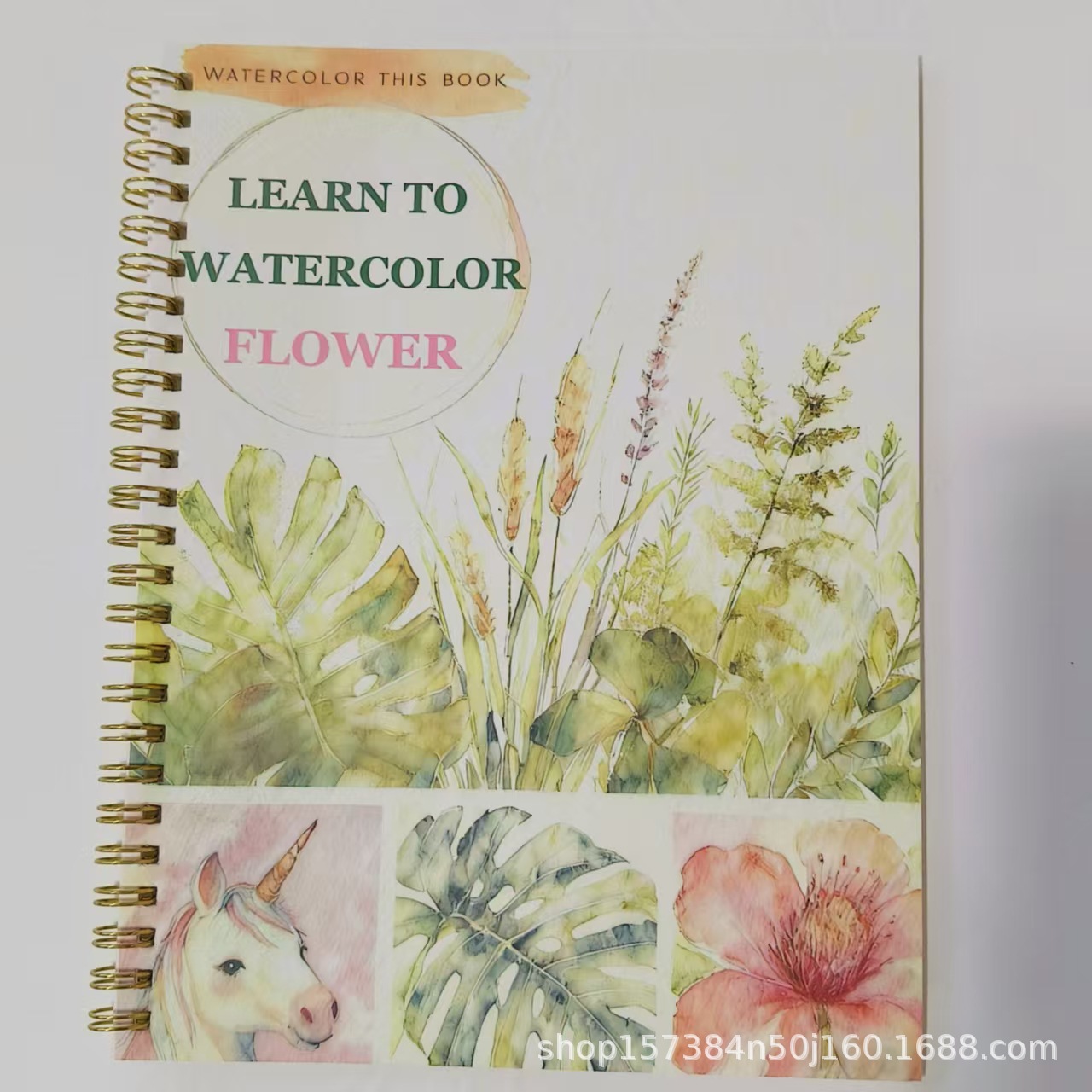 Amazon's New Product Watercolor Workbook Watercolor Special Coloring Book Watercolor Exercise Book in Stock