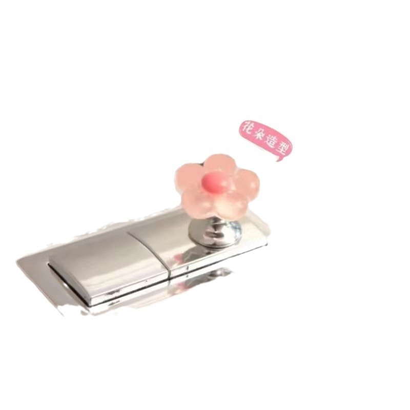 Douyin's Same Flower Toilet Press, Long Nail Manicure Special Universal Creative Bathroom Flush Switch