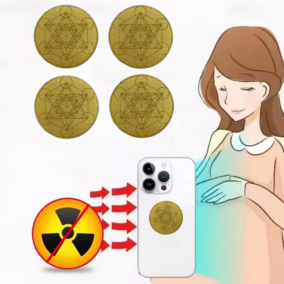 Наклейка 24k золота для защиты от радиации