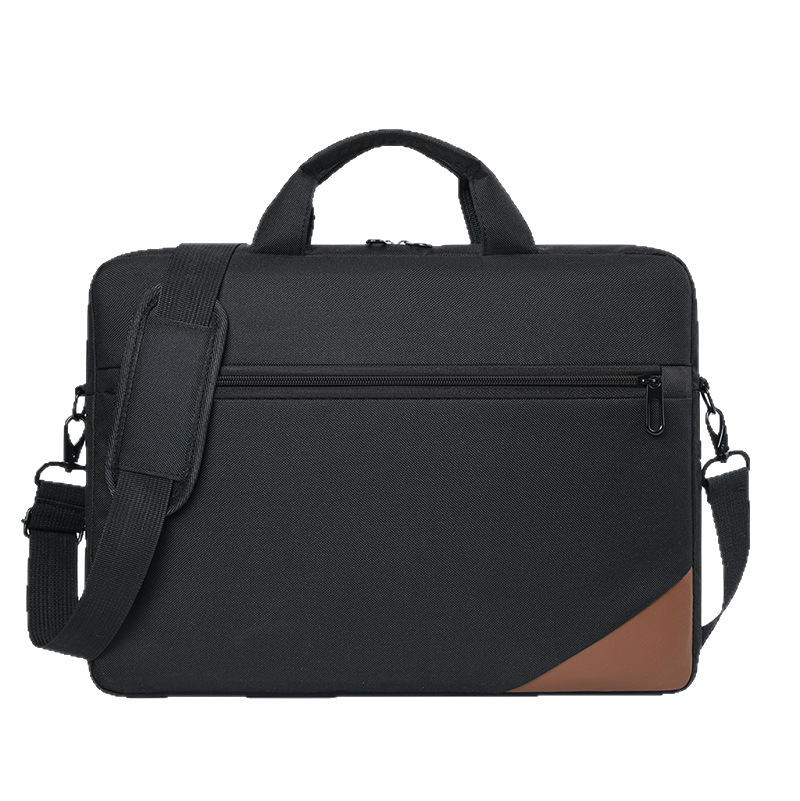 Large-Capacity Simple Office Handbag Crossbody Bag Computer Bag Briefcase Men's Business Commuter Handbag Women