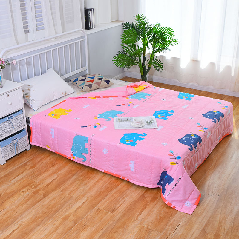 [Washed cotton factory direct sales] Air conditioning quilt summer cool quilt spring and autumn thin quilt quilt core single double children student quilt