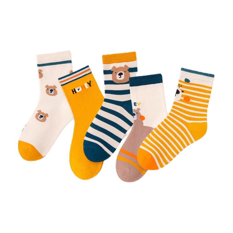 [Explosions] Children's Socks Boys' Socks Spring and Autumn Baby Boys Korean Cartoon Middle School Students