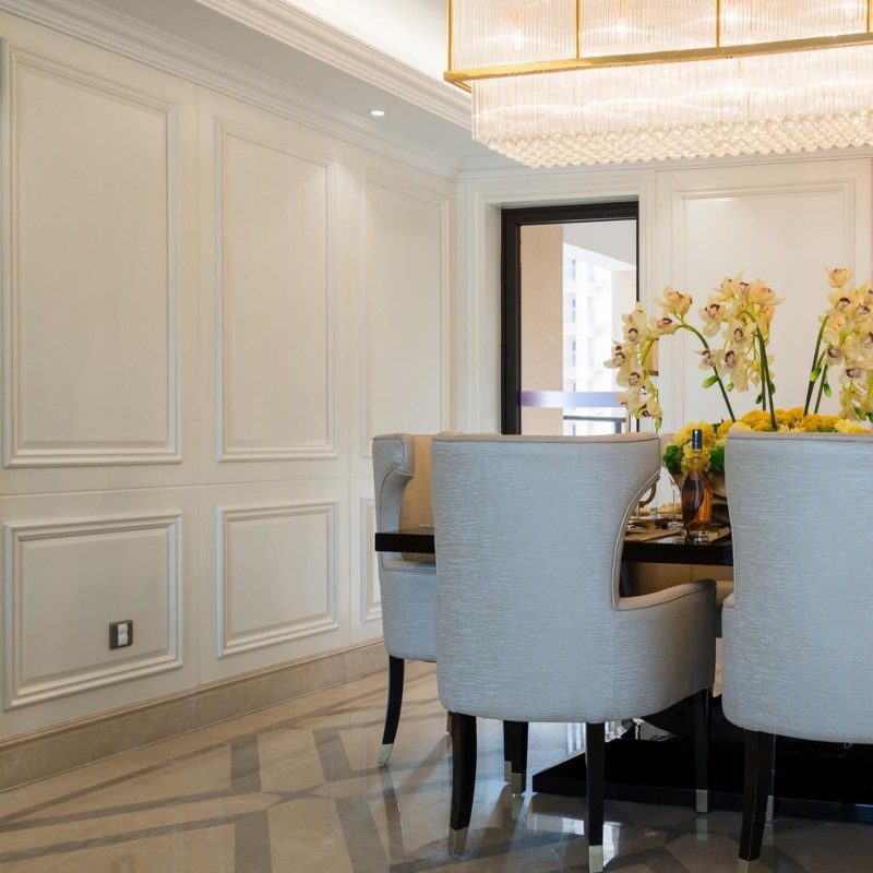 2cm full white PS foam line skirting line environmental protection simple easy installation waistline bedroom living room decorative line