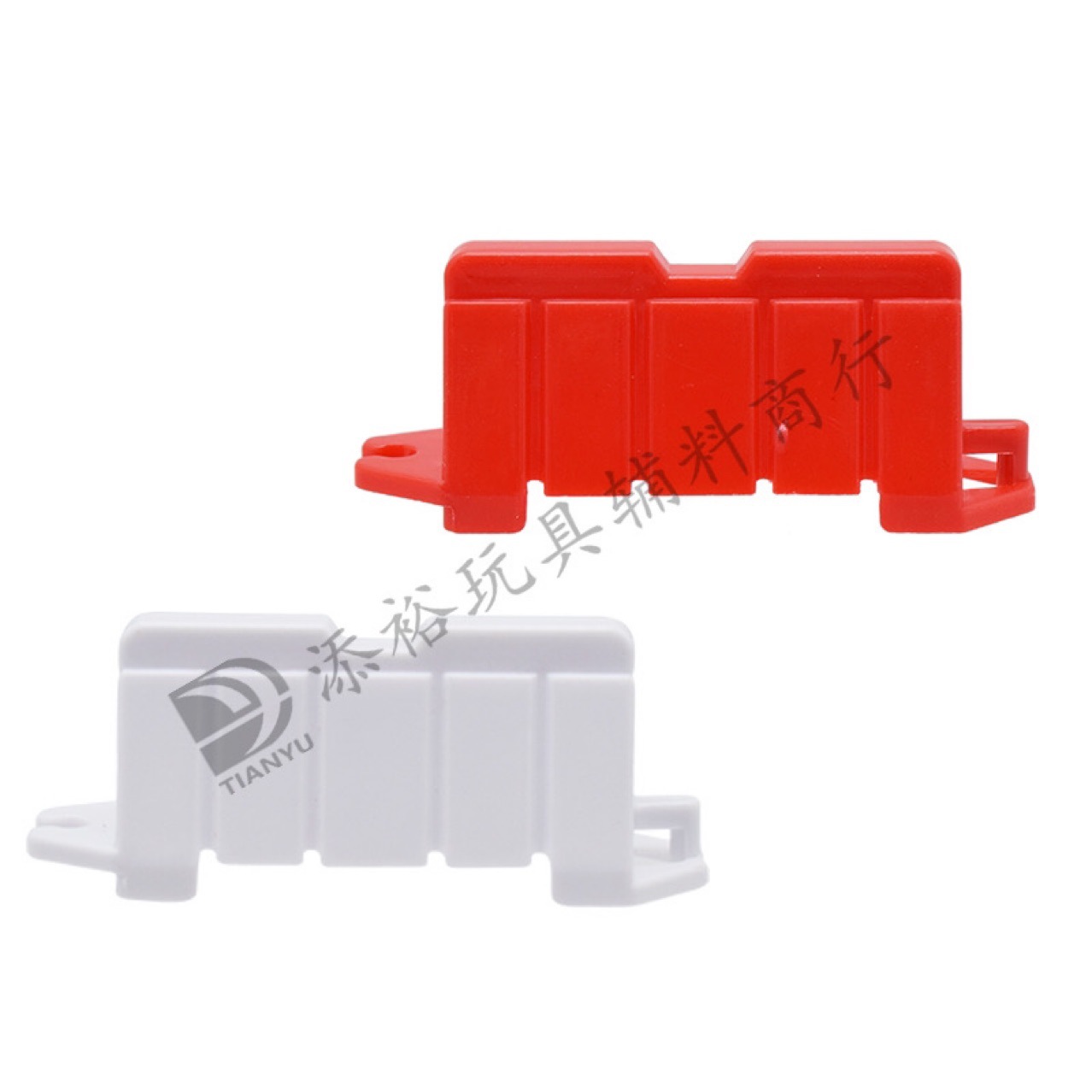 Новая игрушечная ограда игрушечный водяной конь скачки дорожная ограда инженерный барьер красный белый