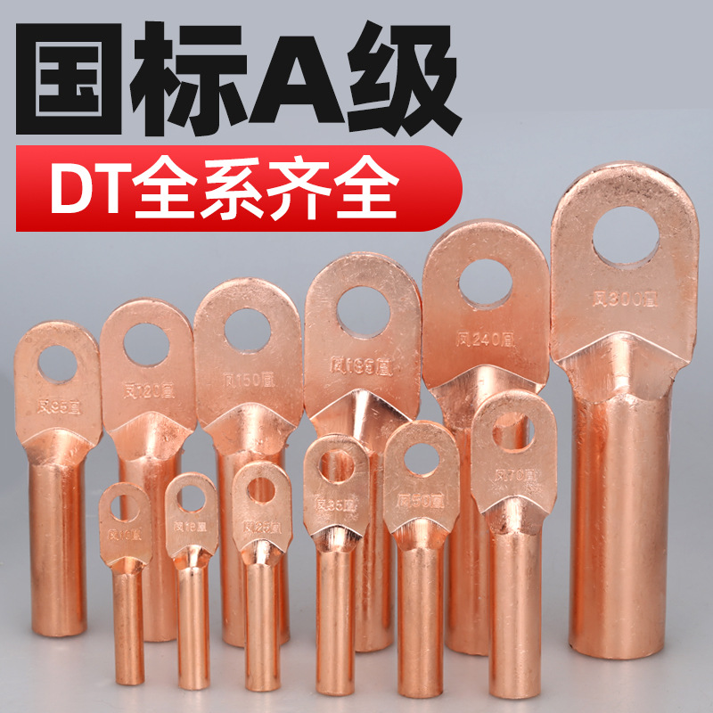Phoenix Genuine National Standard A-Grade Copper Connector Dt101625355095 Square Copper Lug Copper Terminal Copper