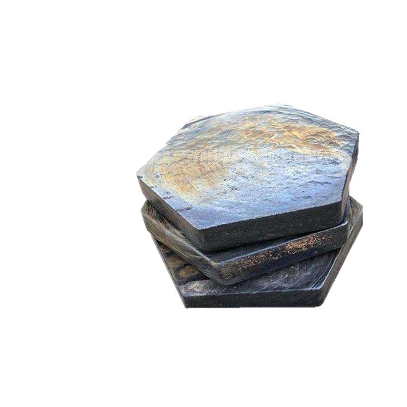 Wear-Resistant and Corrosion-Resistant Cast Stone Plate Hexagonal Slotted Plate Calendered Microcrystalline Plate Basalt Cast Microcrystalline Cast Stone Plate Manufacturer