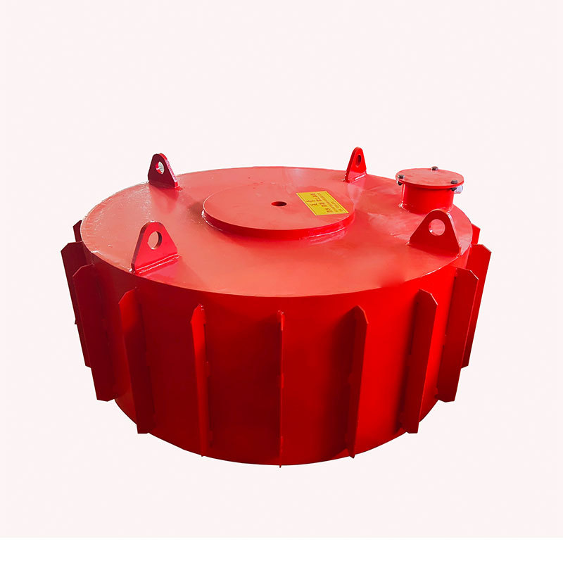 Hanging Electromagnetic Iron Remover Disc Type Iron Removal Equipment Strong Magnetic Automatic Iron Suction Stone Self-Unloading Belt Iron Remover