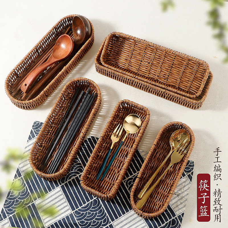 Chopstick Storage Box Commercial Chopstick Holder Spoon Chopstick Container Countertop Knife Fork Chopstick Basket Kitchen Mold-Proof Chopstick Cage Wholesale