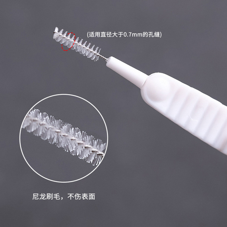 Shower hole cleaning brush pipe dredge anti-blocking gap cleaning brush household shower dredge factory direct supply