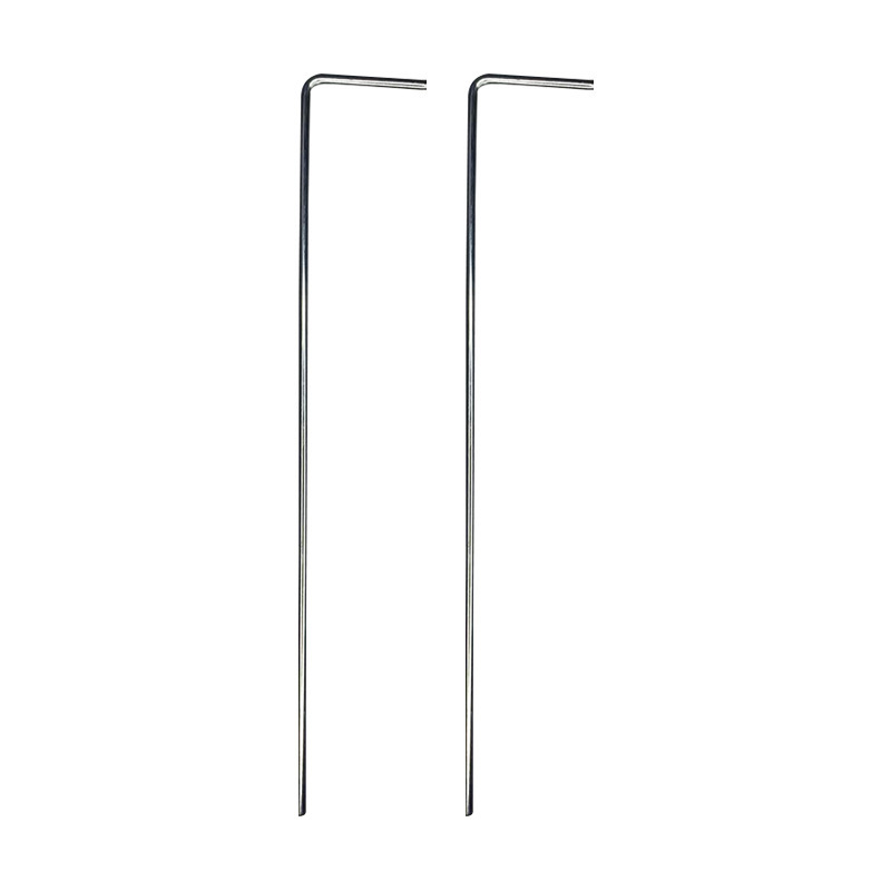 7-shaped nail gardening tent 7-shaped nail ground anchor Hook nail galvanized J-shaped lawn nail 7-shaped pointed nail