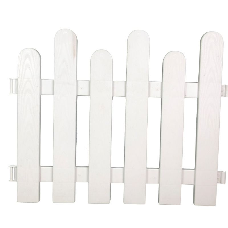 Plastic Fence Ground-Mounted Courtyard Lawn Gardening Small Fence Community Garden Decoration Greening Splicing Gardening Fence