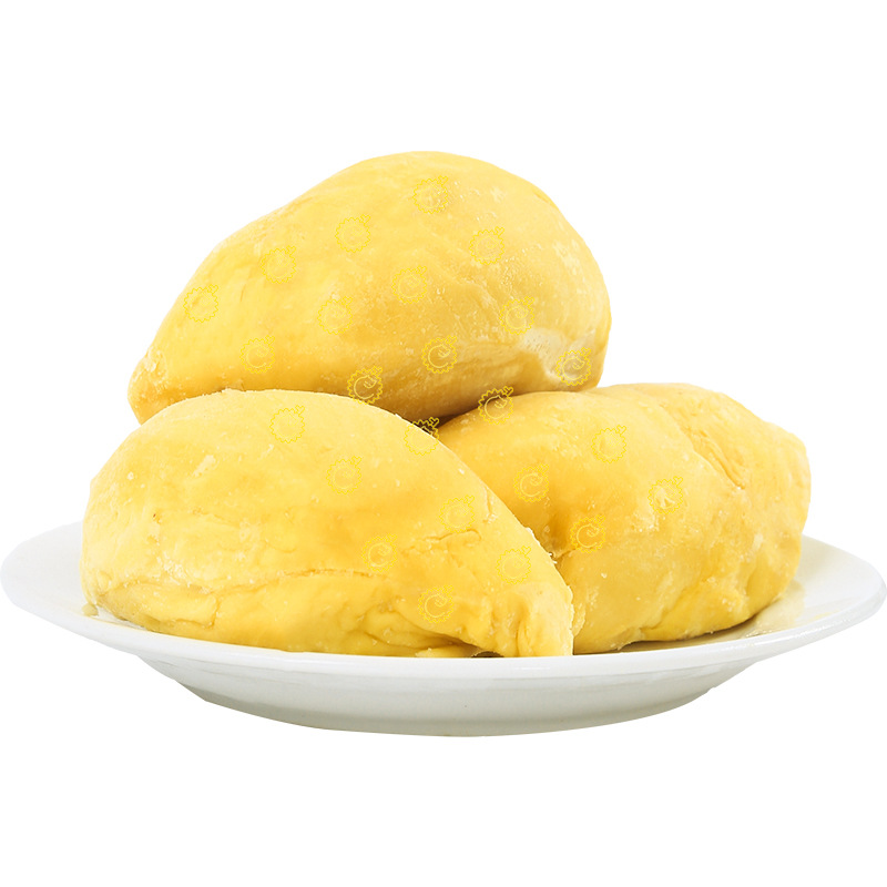 Thailand Imported Golden Pillow Durian First-Class Frozen Durian Meat Wholesale Fresh Fruit Origin Straight Hair Full Box 20kg