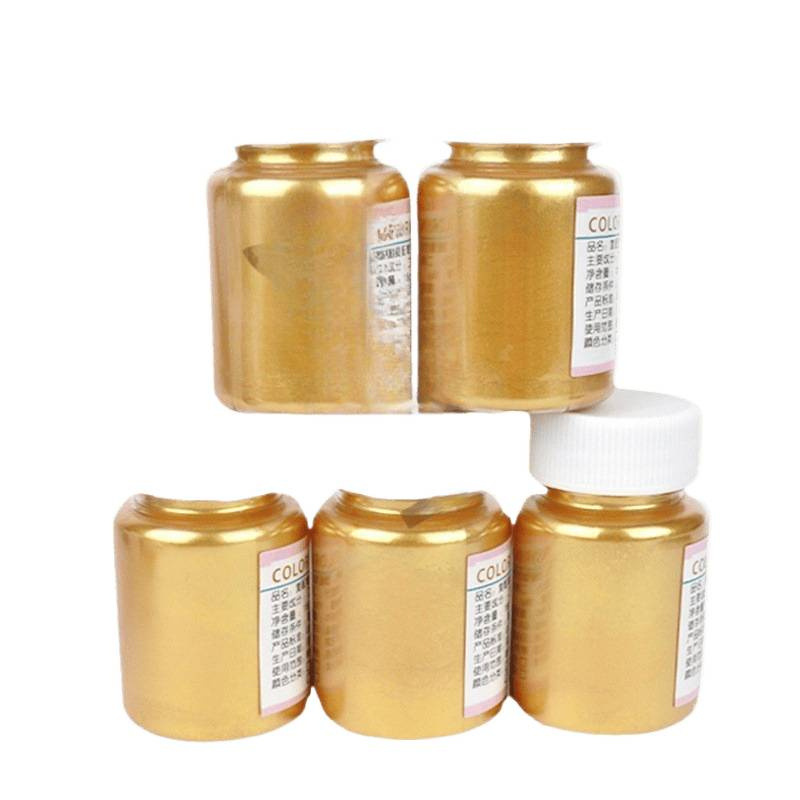 Teng Cake Non-Edible Gold Powder Chocolate Copper Powder Glitter Sugar Powder Dragon Decoration Fondant Pearlescent Powder Silver Pink