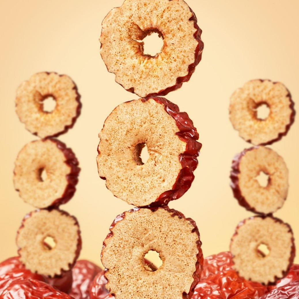 Сlices красного финика без косточек сухие продукты чурчхела для чая и супов