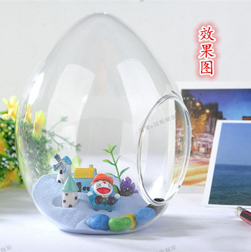 Экологическая бутылка для микроландшафта яйцеобразная ваза для суккулентов моховая ландшафтная бутылка DIY креативные украшения оптовая продажа