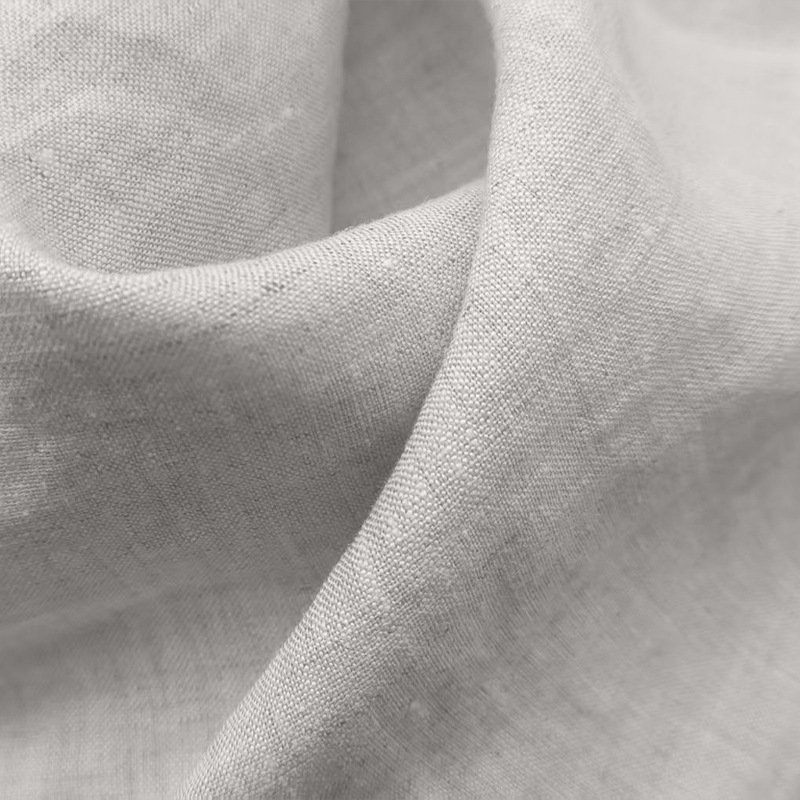 Pure Hemp Rain Dew Hemp Fabric, Natural Rain Dew Hemp Fabric, 26Nm*26Nm Light and Soft Clothing Hemp Fabric