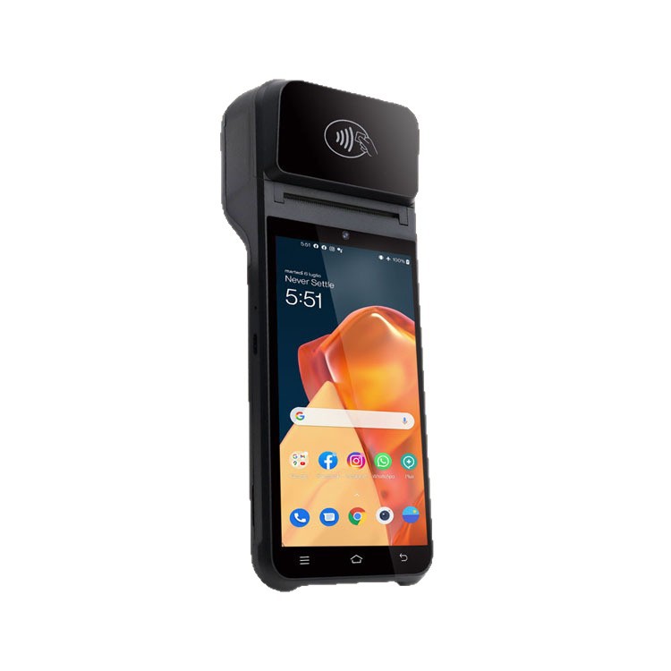 Milk Tea Shop Portable Code Scanning Payment Terminal Mobile Dining Car Cashier Code Scanning Machine Parking Toll Payment Cash Register