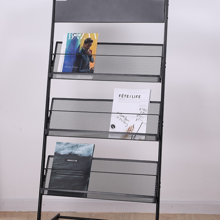 Magazine Rack, Book, Journal and Newspaper Rack, Single-Page Display Rack, Floor-Standing Newspaper and Newspaper Rack, Promotional Information Exhibition