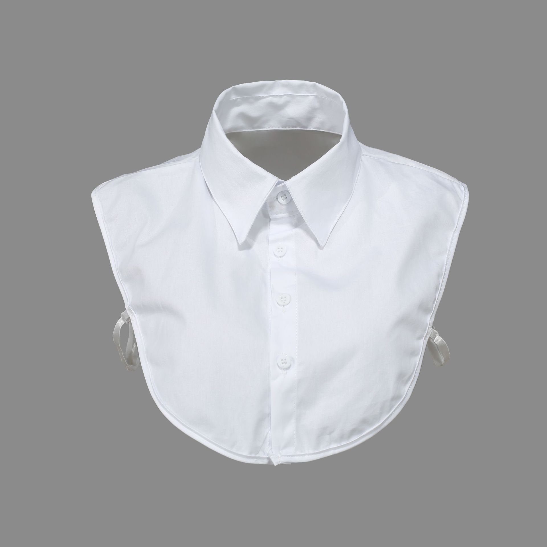 New Style Detachable Collar Sleeveless Shirt Versatile Vest Shirt White Pointed Collar Women's Decorative Stand Collar Round Collar Factory Direct Sale