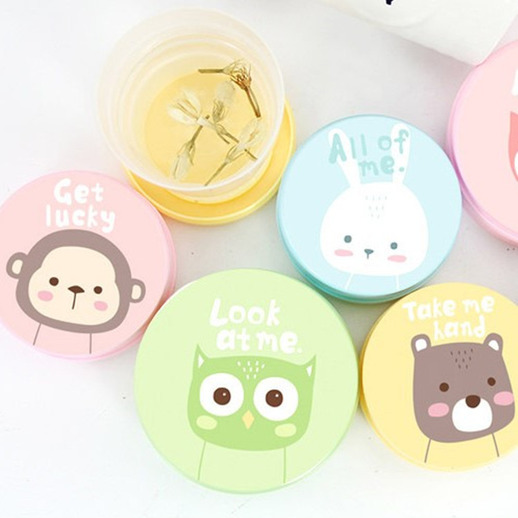 Cartoon Telescopic Cup Travel Cup Compression Cup Creative Home Cute Children Folding Cup Student Portable Water Cup