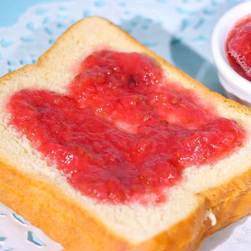 Blueberry Jam, Strawberry Jam, Additive-Free, 0-Fat Breakfast Bread, Toast Spread, Home-Baked Flavored Jam