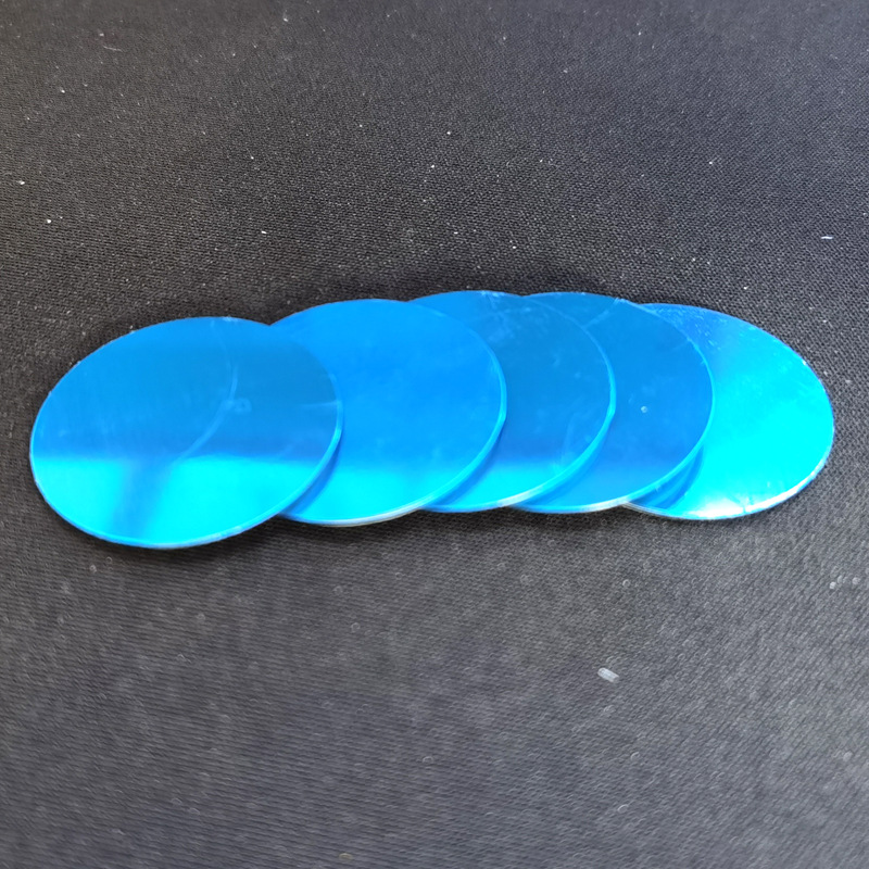 30mm coated back face sticker 1.0mm foam glue magnetic suction night light lamp accessories magnetic stainless small iron sheet