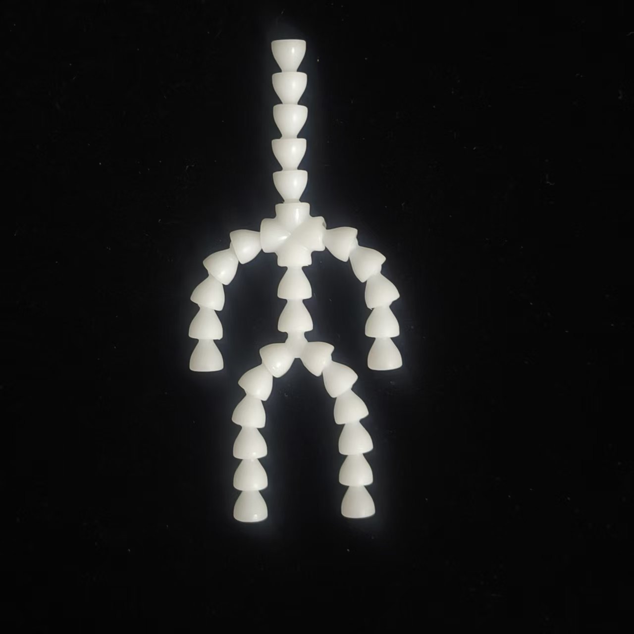 10cm Cotton Doll with Skeleton Plush Doll Toy Keel Plastic Accessories with Sound and Silent Universal Joint Joints