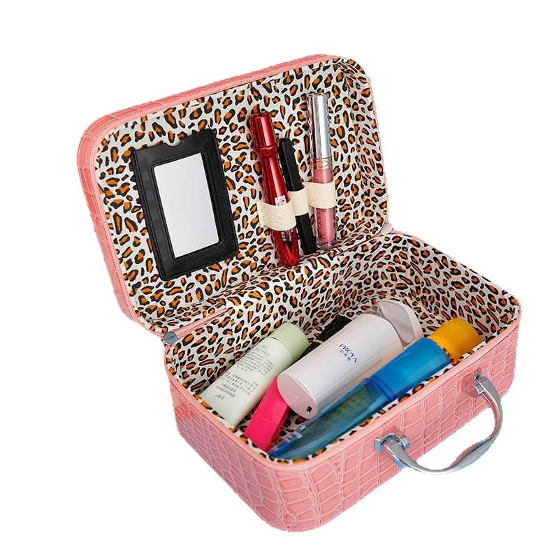 2024 New Summer Cosmetic Bag Korean Cute Cosmetic Case Cosmetics Bag Stone Pattern Bridesmaid Bag Factory Direct Supply