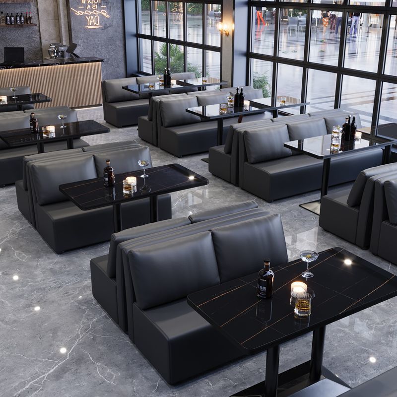 Индустриальный стиль, барная кабинка, диван для бара, длинный стол для ресторана, кафе, десертный бургер, столы и стулья