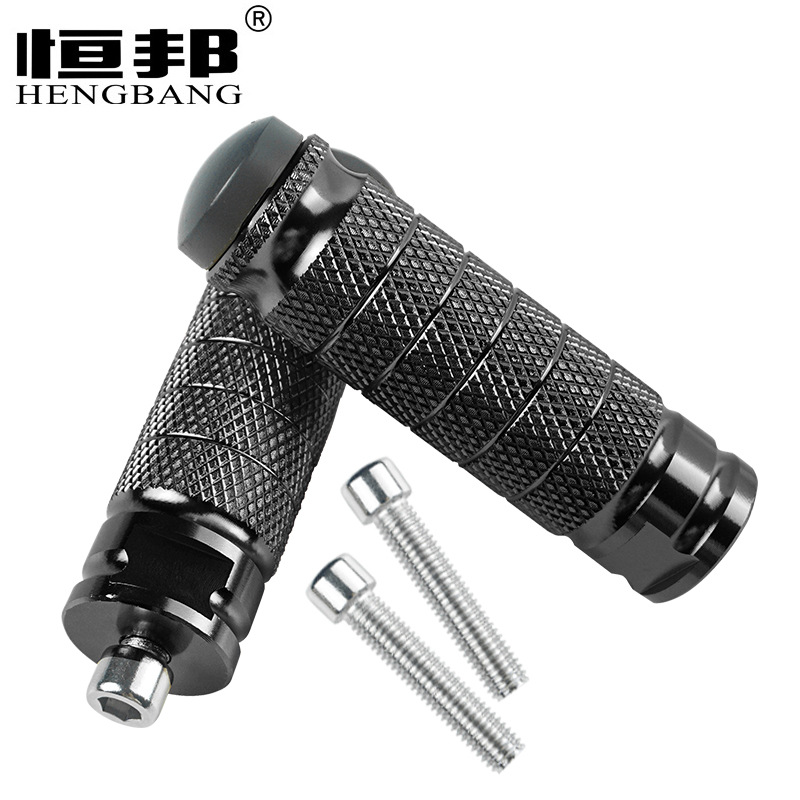 Modified motorcycle accessories electric car accessories CNC aluminum alloy Harley drop-resistant stick pedal Anode Oxidation