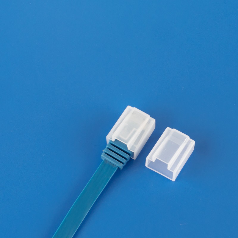 Rj45 Dust Cover Plug Plastic 8P8C Data Cable Protective Sleeve Pe Material Dust Cover Network Accessories Shell