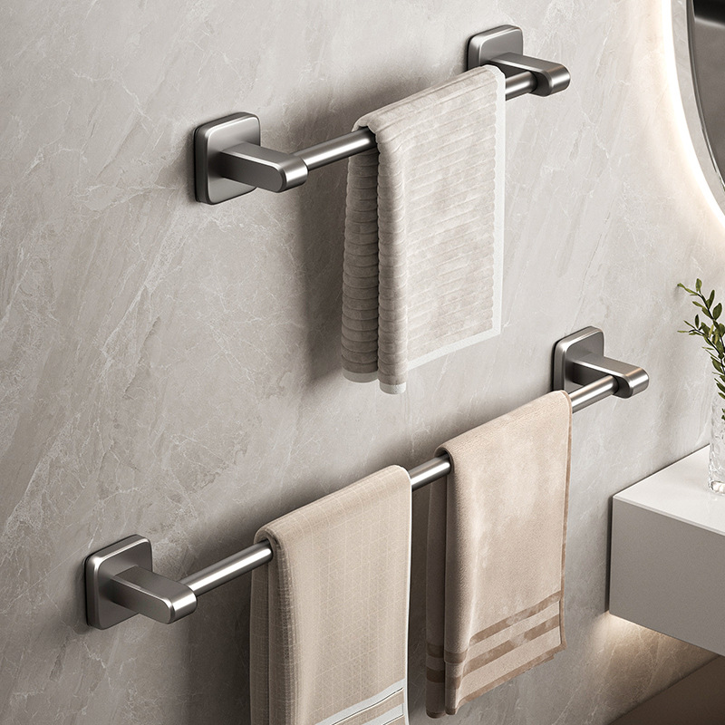 Безударный держатель для полотенец в ванной, настенный держатель для полотенец, бесследная наклейка для туалета, специальная перекладина для полотенец