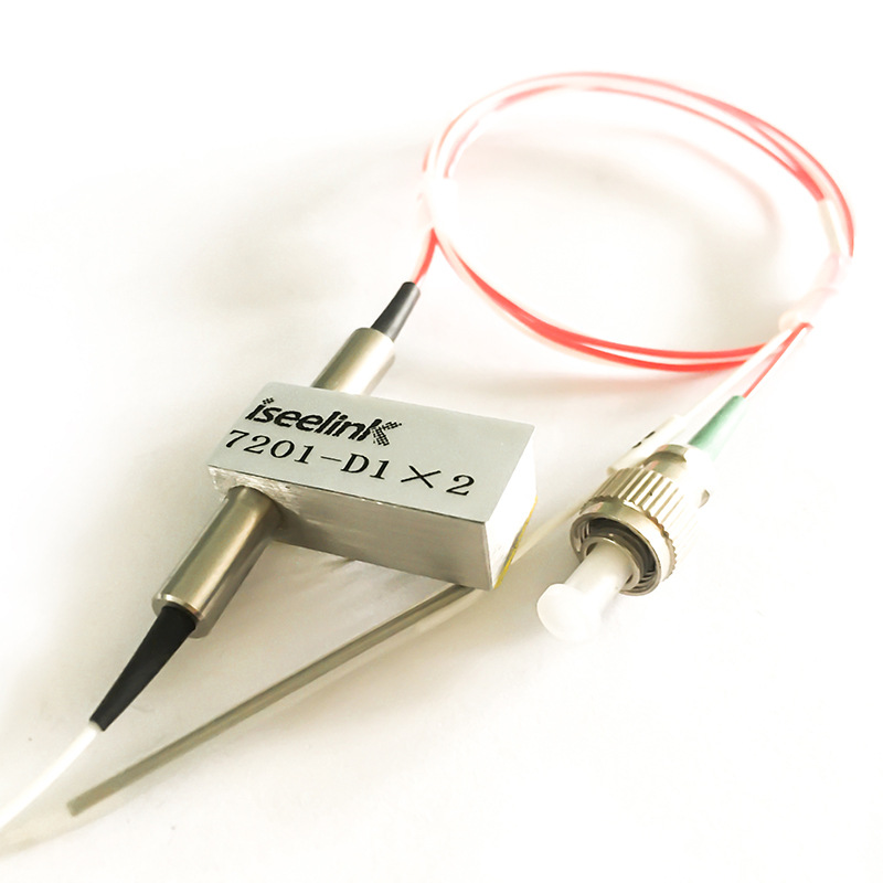 D1×2 Optical Switch Relay Mechanical Optical Path Control 9/50/62.5 Non-Locking 1310/1550/850Nm