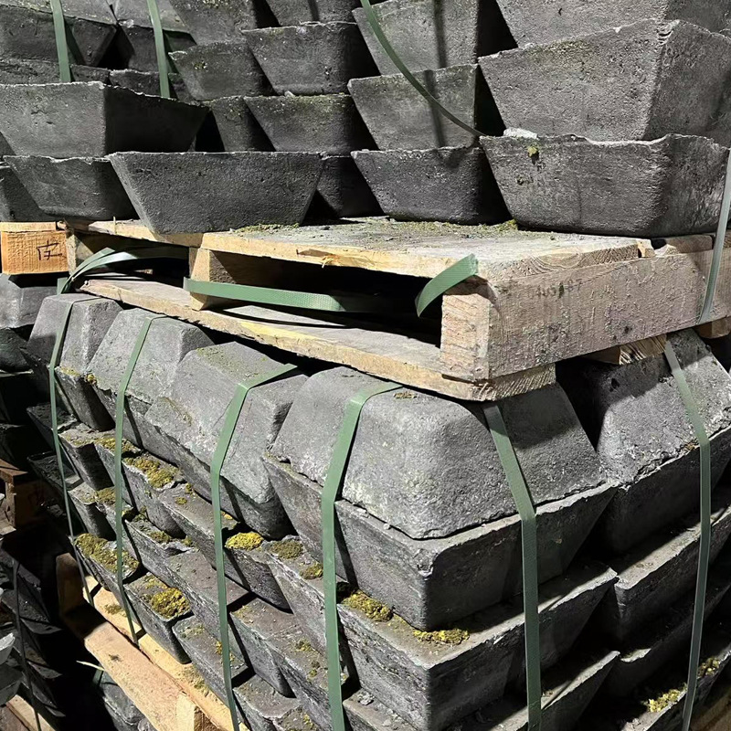 Dongguan Manufacturer Spot Wholesale 85% Metal Antimony Ingot, Lead Alloy Material for Fishing Lead Sinkers, Antimony Ingot Available