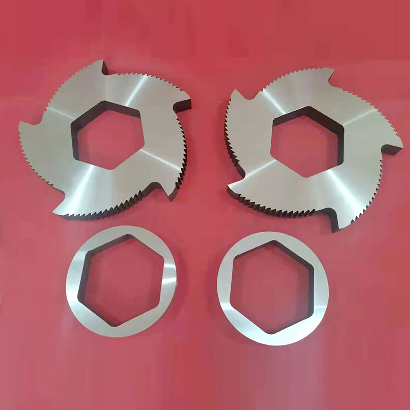 Shredder Blades Single/Double Shaft Square Knife Machine Plastic Metal Film Kitchen Waste Crusher Blade Alloy