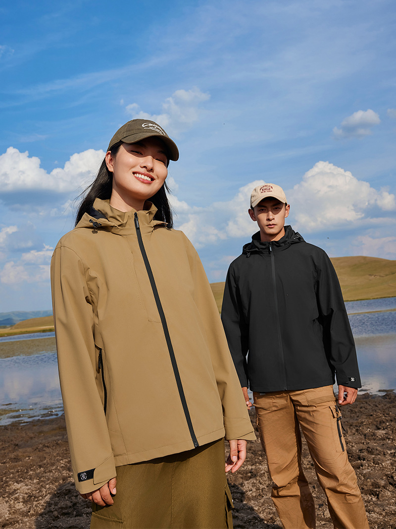 Single-layer assault clothing custom-made thin outdoor overalls custom-made hooded windbreaker autumn and winter overalls jacket embroidered logo