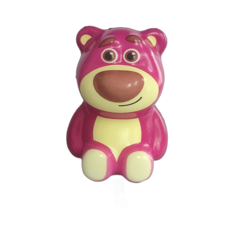Explosions Strawberry Bear Decompression Pinch Le Decompression Toy Slow Rebound Wholesale Blind Box Bag Student Award Gift Stall